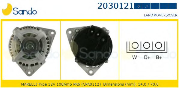 Генератор SANDO 2030121.0