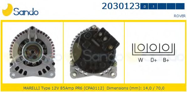 Генератор SANDO 2030123.0