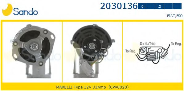 Генератор SANDO 2030136.0