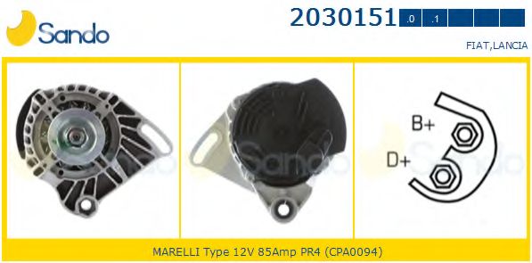 Генератор SANDO 2030151.0