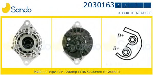 Генератор SANDO 2030163.0