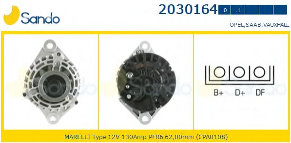 Генератор SANDO 2030164.0