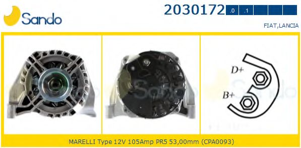 Генератор SANDO 2030172.0