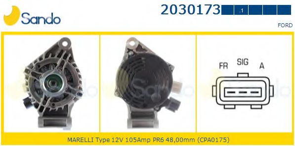 Генератор SANDO 2030173.1