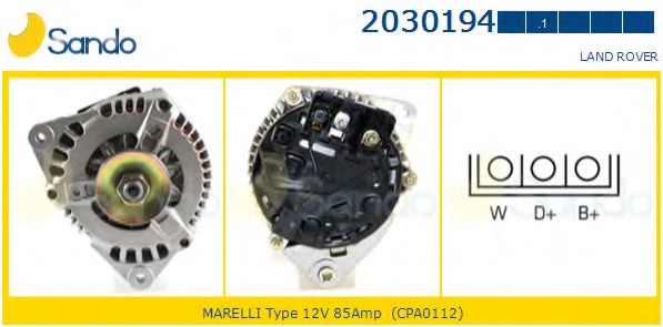 Генератор SANDO 2030194.1