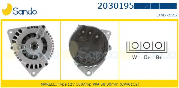 Генератор SANDO 2030195.1