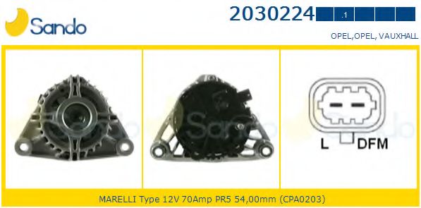 Генератор SANDO 2030224.1