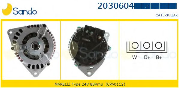 Генератор SANDO 2030604.1