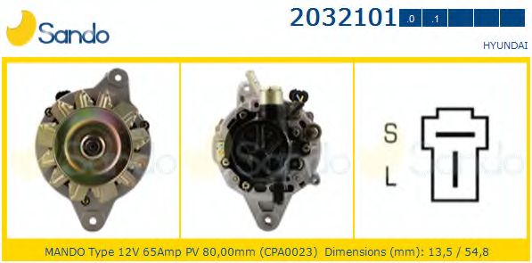 Генератор SANDO 2032101.0