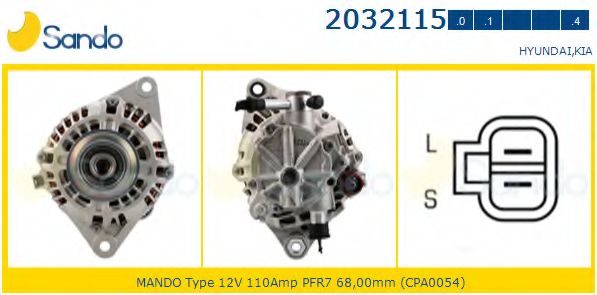 Генератор SANDO 2032115.1