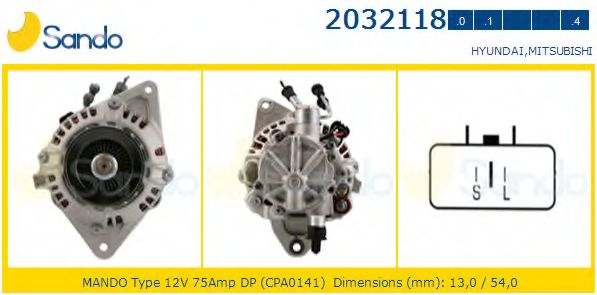 Генератор SANDO 2032118.1