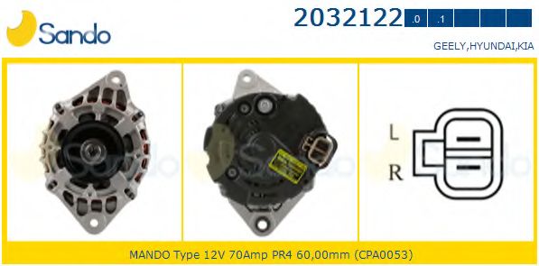 Генератор SANDO 2032122.1