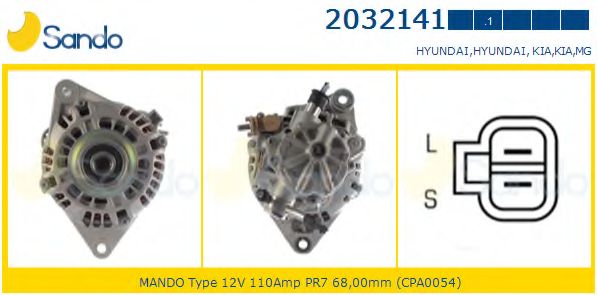 Генератор SANDO 2032141.1