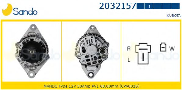 Генератор SANDO 2032157.1
