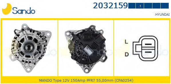 Генератор SANDO 2032159.1