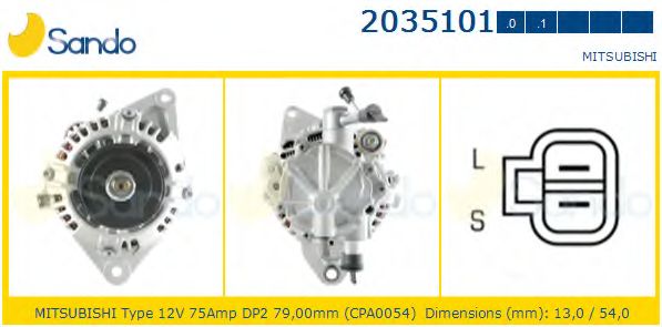 Генератор SANDO 2035101.0