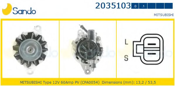 Генератор SANDO 2035103.0