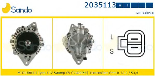 Генератор SANDO 2035113.0