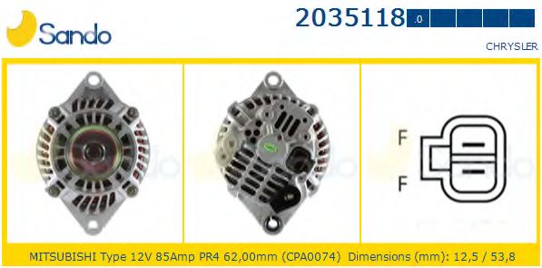 Генератор SANDO 2035118.0