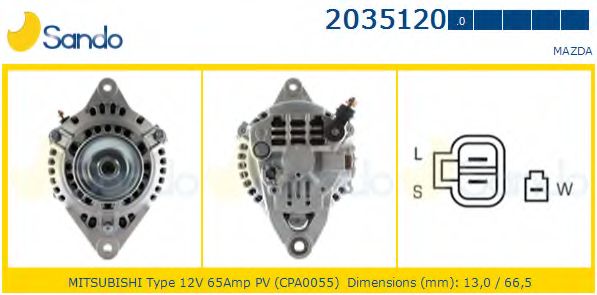 Генератор SANDO 2035120.0