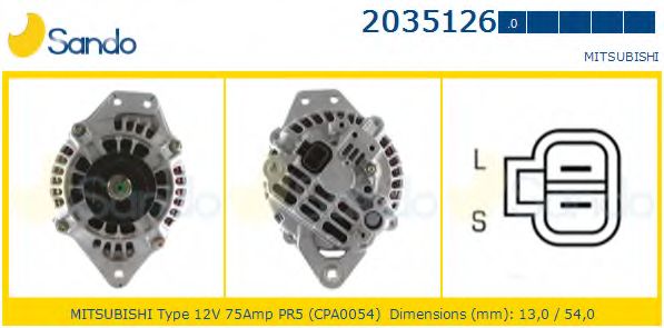 Генератор SANDO 2035126.0