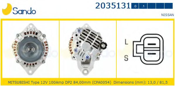 Генератор SANDO 2035131.0