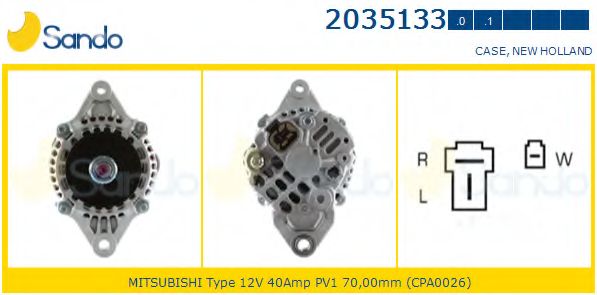 Генератор SANDO 2035133.0