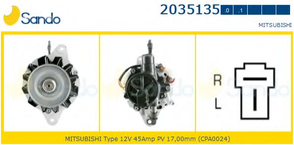 Генератор SANDO 2035135.0