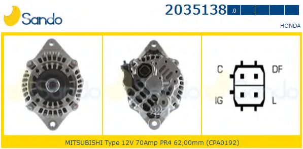 Генератор SANDO 2035138.0