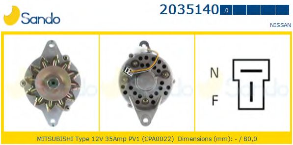 Генератор SANDO 2035140.0