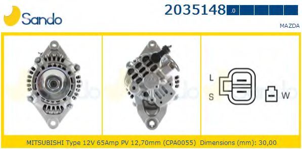 Генератор SANDO 2035148.0