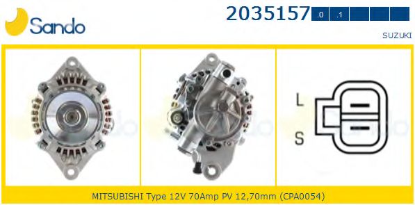 Генератор SANDO 2035157.0