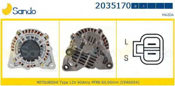 Генератор SANDO 2035170.0