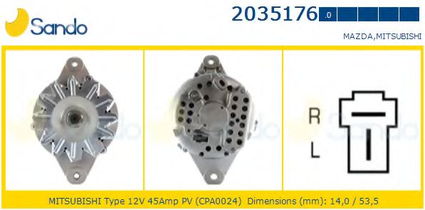 Генератор SANDO 2035176.0