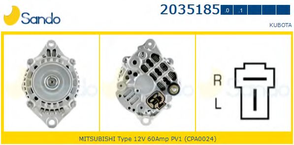 Генератор SANDO 2035185.1