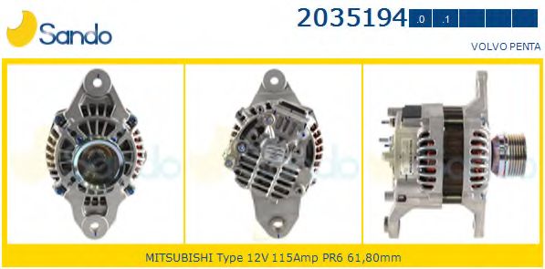 Генератор SANDO 2035194.1