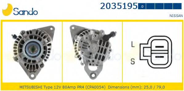 Генератор SANDO 2035195.0