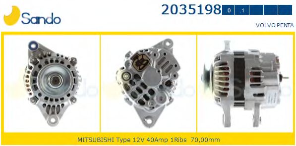 Генератор SANDO 2035198.1