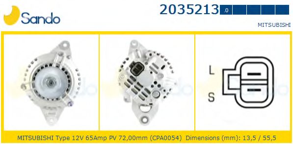Генератор SANDO 2035213.0