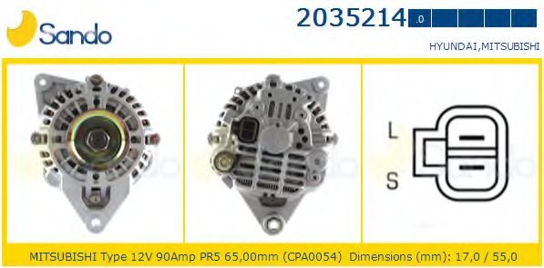 Генератор SANDO 2035214.0