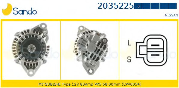 Генератор SANDO 2035225.0