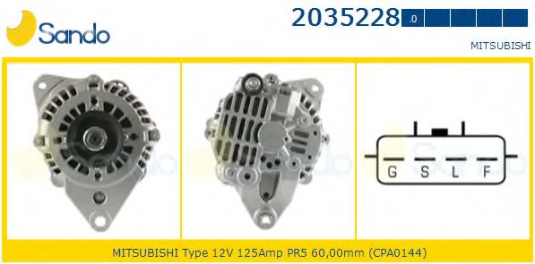 Генератор SANDO 2035228.0