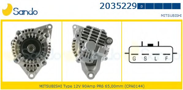Генератор SANDO 2035229.0