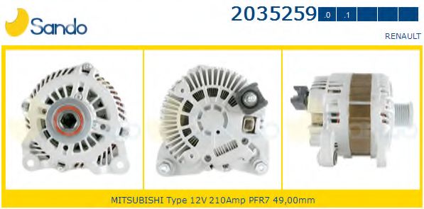Генератор SANDO 2035259.0