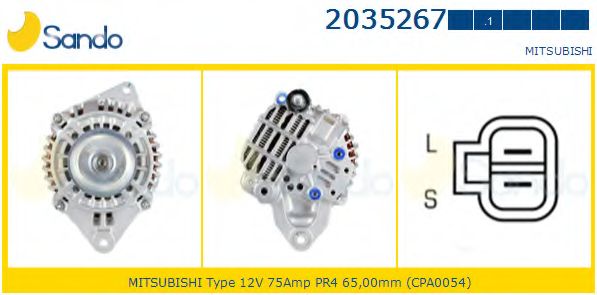 Генератор SANDO 2035267.1