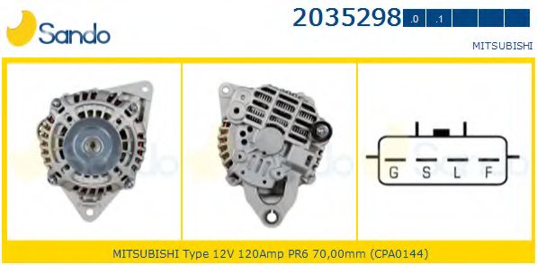 Генератор SANDO 2035298.0