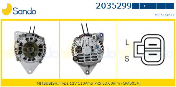 Генератор SANDO 2035299.1