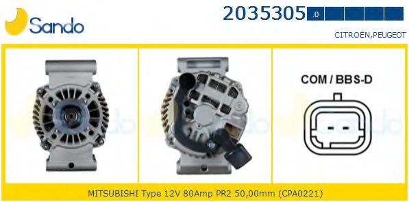Генератор SANDO 2035305.0