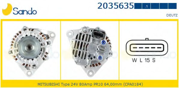 Генератор SANDO 2035635.1