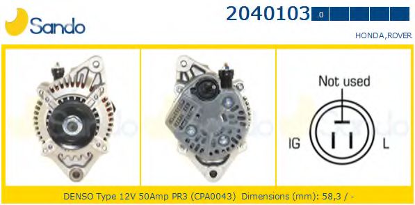 Генератор SANDO 2040103.0